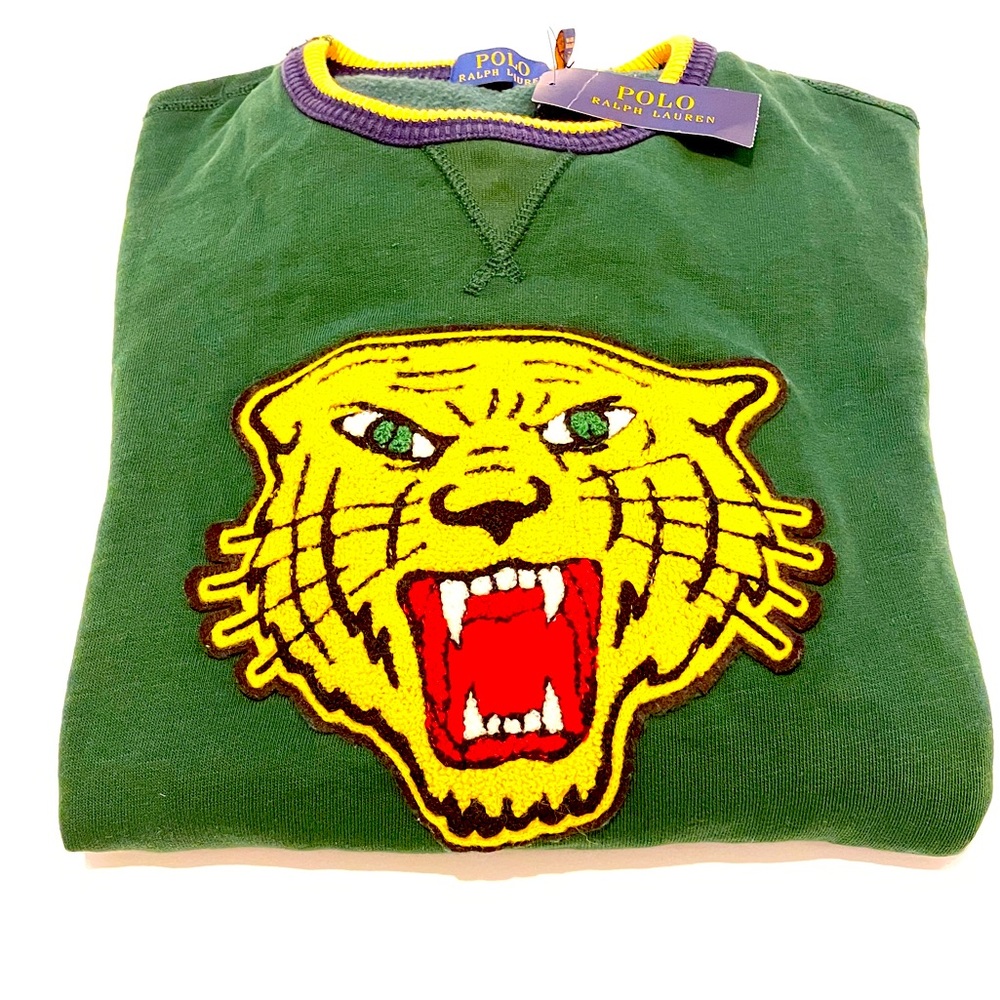 Polo by Ralph Lauren Varsity Inspired Patchwork Cotton Blend.